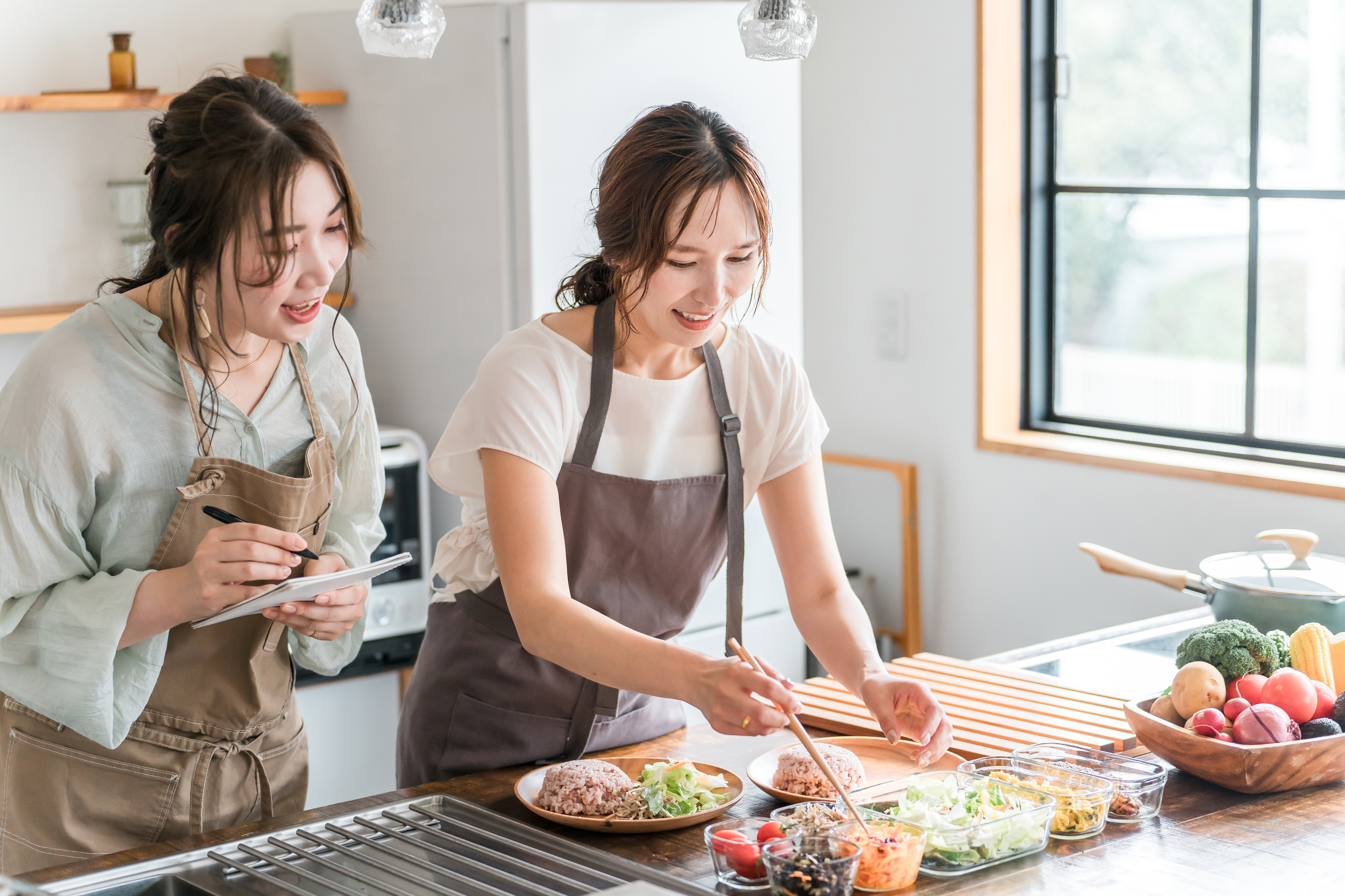 スムージーとグルテンフリーおやつ